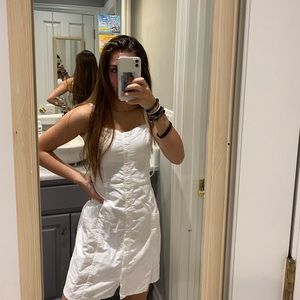 white summer dress